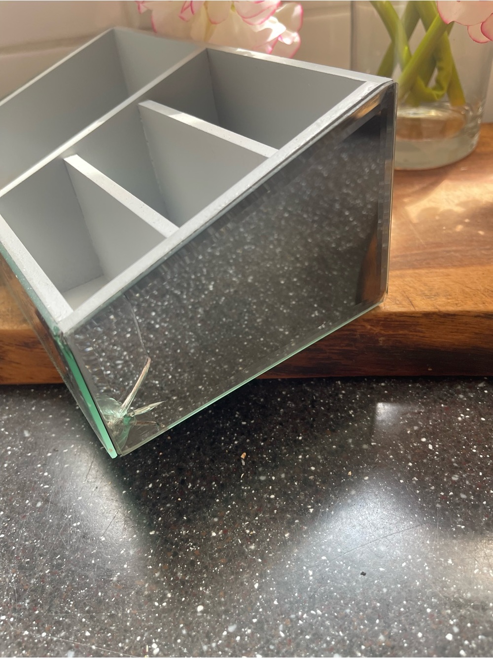 Makeup Organizer Tray - Mirror "But First, Makeup" - Picture 2 of 4